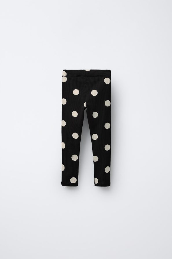 Printed Ribbed Leggings