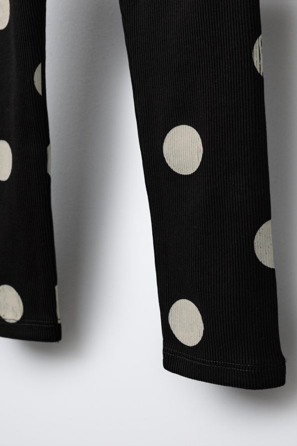 Printed Ribbed Leggings