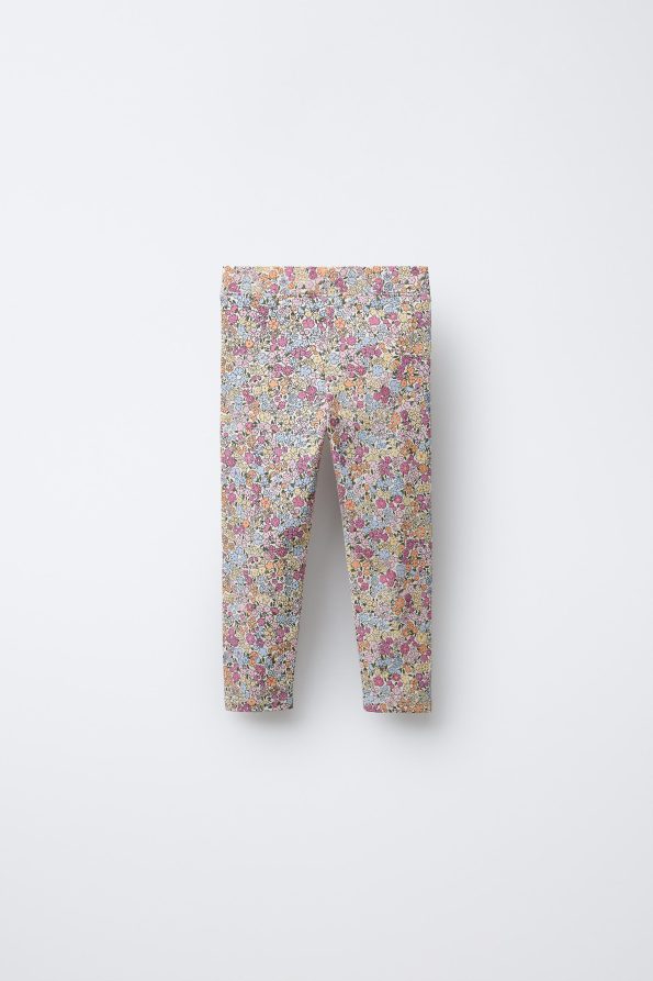 2-Piece Printed and Solid Leggings Set