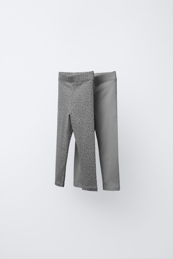 2-Pack Solid and Patterned Leggings