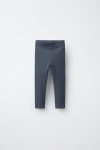 Ribbed Leggings with Label