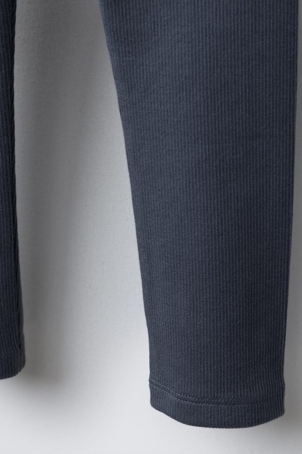 Ribbed Leggings with Label