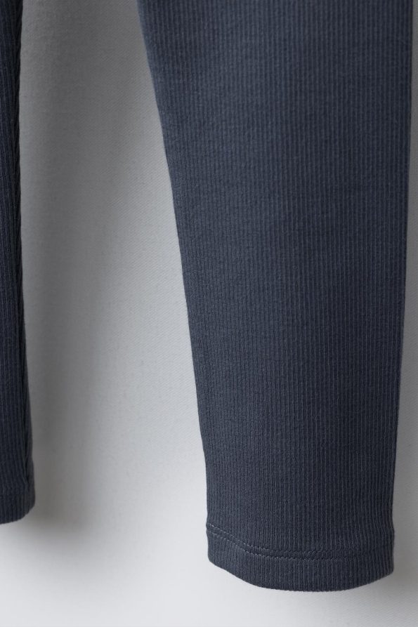 Ribbed Leggings with Label