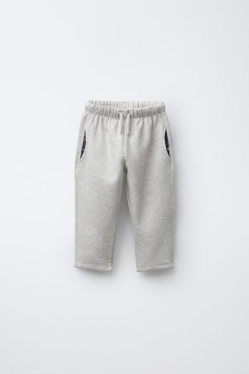 Printed Pocket Plush Trousers