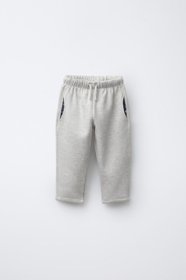 Printed Pocket Plush Trousers