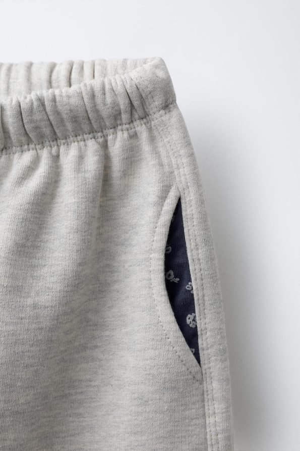 Printed Pocket Plush Trousers