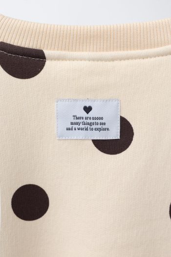 Polka Dot Sweatshirt
