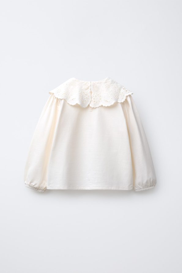 Embroidered Collar T-Shirt