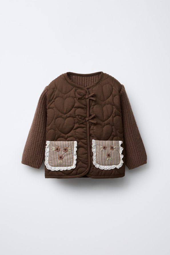 Quilted Knit Jacket