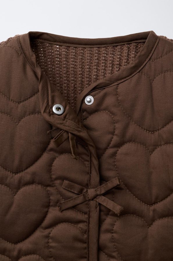 Quilted Knit Jacket