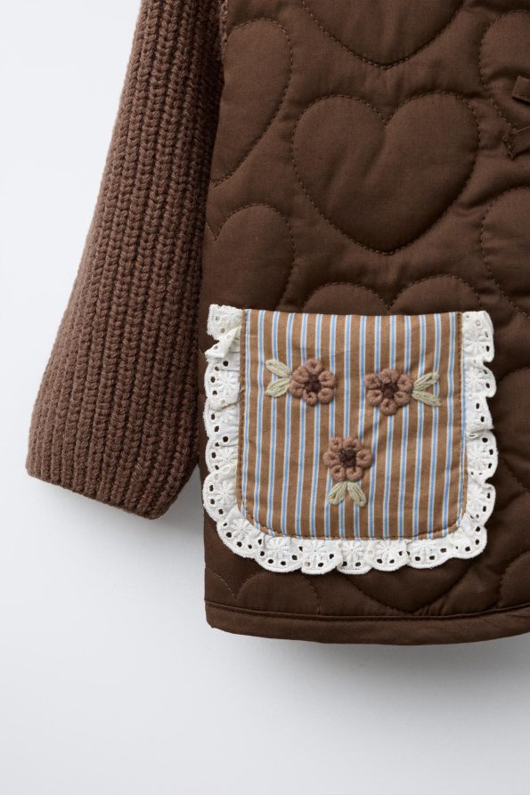 Quilted Knit Jacket