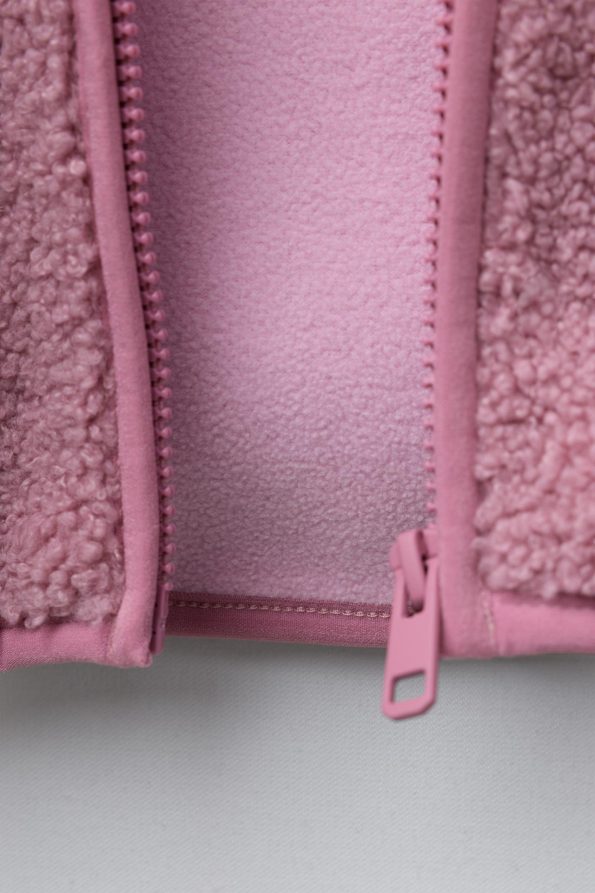 Faux Shearling Jacket with Hood