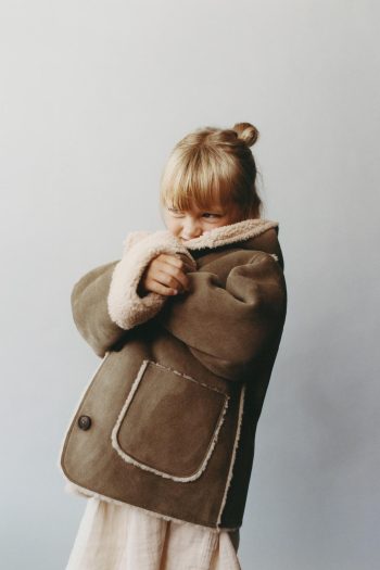 Double-Faced Faux Shearling Coat