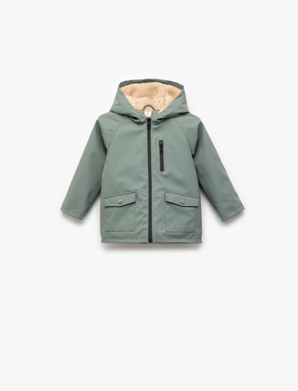 Baby Boy Hooded Raincoat