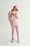Striped Sweatshirt and Soft Touch Leggings Set
