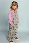 Floral Print Adjustable Dungarees