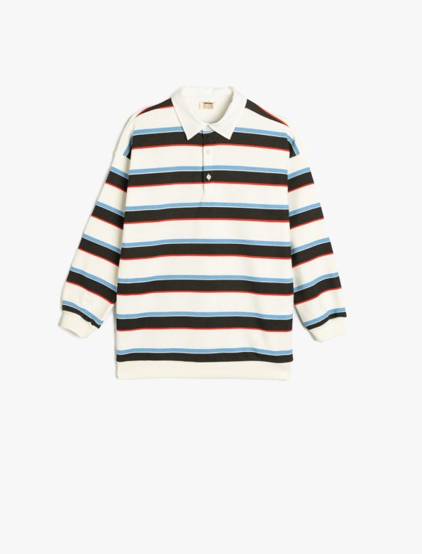 Girl Polo Neck Sweatshirt