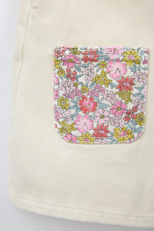 Floral Patterned Pinafore