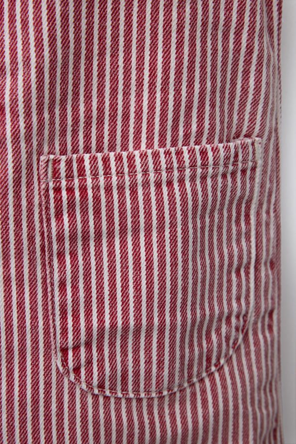 Striped Long Overalls