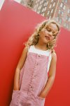 Striped Long Overalls