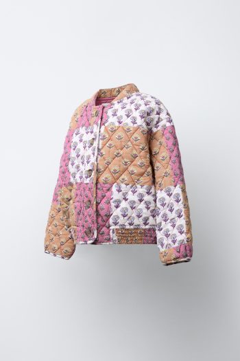 Patchwork Bomber Jacket