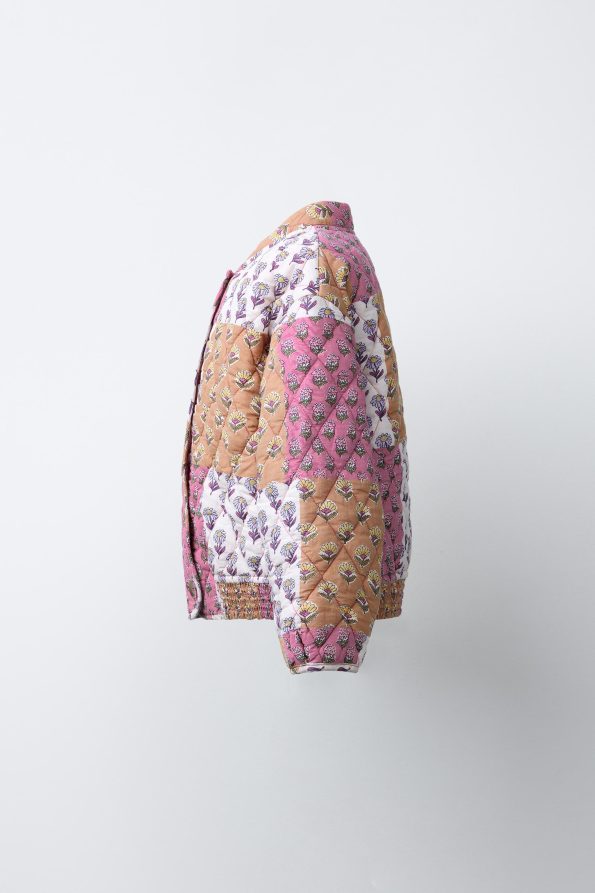 Patchwork Bomber Jacket