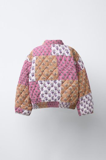 Patchwork Bomber Jacket