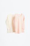 Pack of 2 Solid Color Long Sleeve T-Shirts