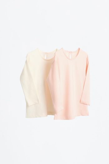 Pack of 2 Solid Color Long Sleeve T-Shirts