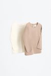 2-Pack of Solid Color Long Sleeve T-Shirts