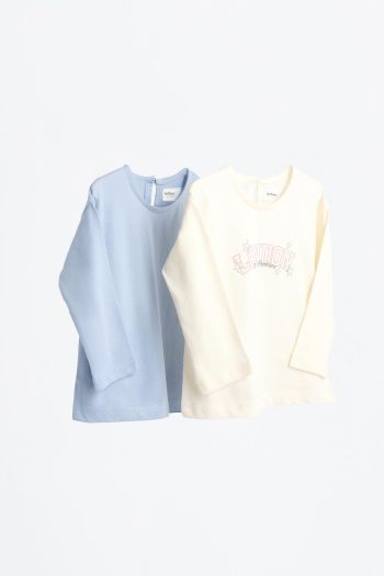 2-Pack Button-Back T-Shirts
