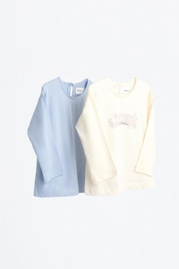2-Pack Button-Back T-Shirts