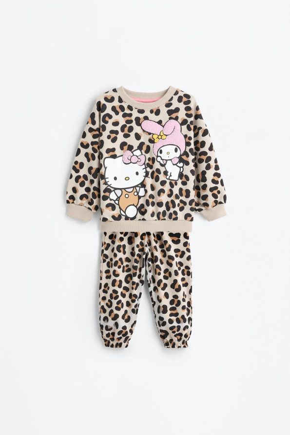 Hello Kitty Cotton Sweatshirt and Pants Set
