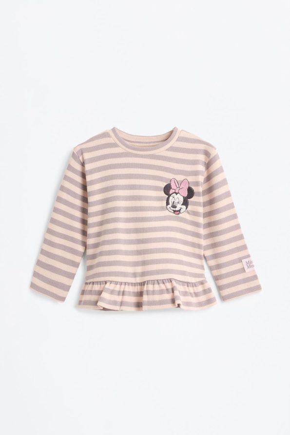 Minnie Mouse Ruffled T-Shirt and Leggings Set