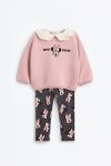 Minnie Mouse ©Disney Poplin Sweatshirt and Leggings Set