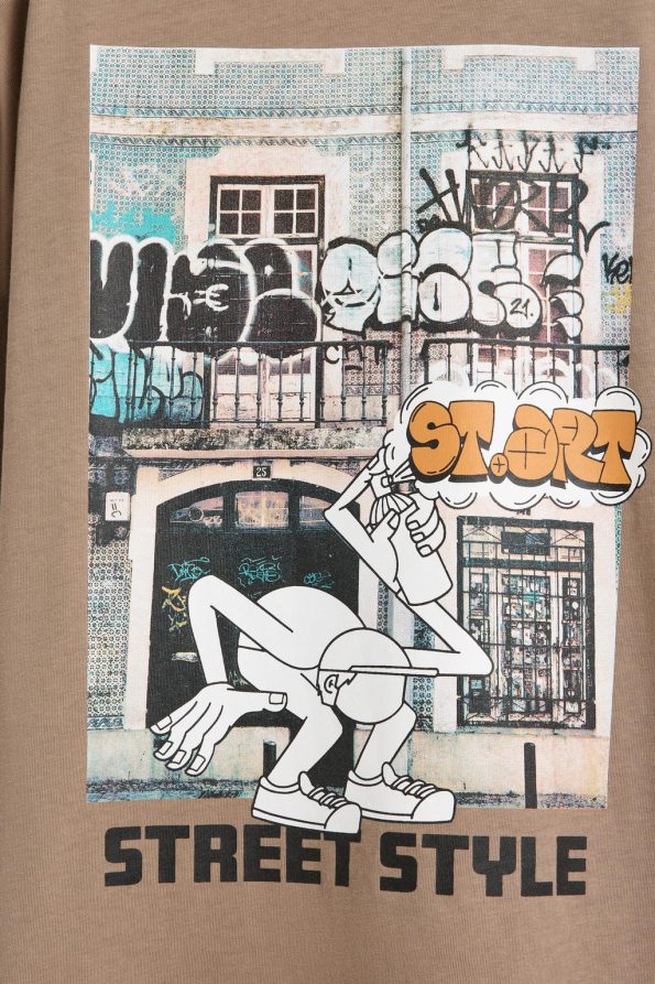 Graffiti Printed T-Shirt