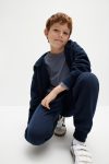 Cotton Pants with Stitching Details