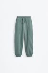 Cotton Pants with Stitch Details