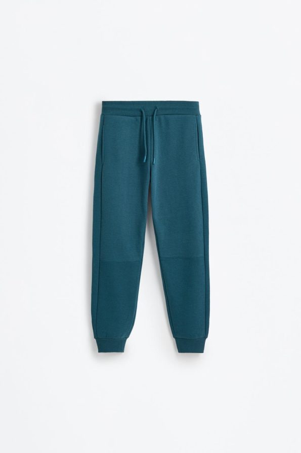 Ottoman Fabric Cotton Jogger Pants