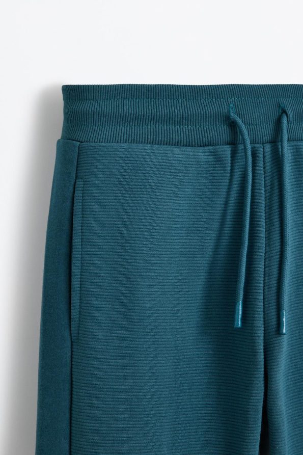 Ottoman Fabric Cotton Jogger Pants