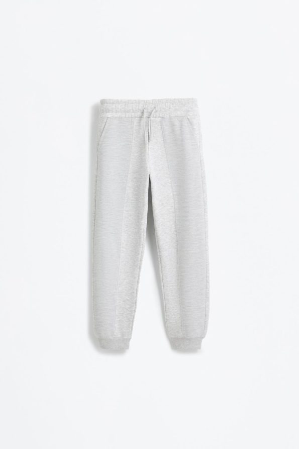 Ottoman Fabric Cotton Jogger Pants