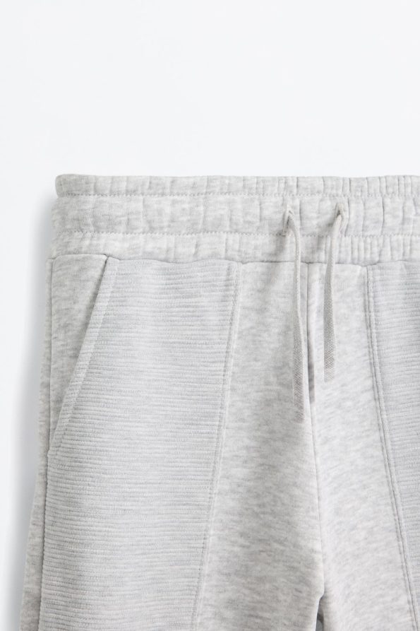 Ottoman Fabric Cotton Jogger Pants