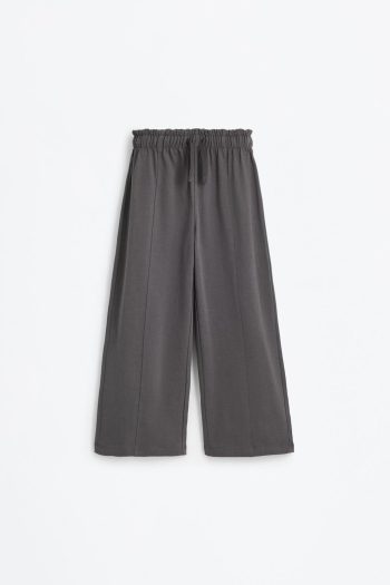 Thick Jersey Culotte Pants