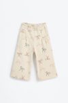 Patterned Cotton Culotte Pants