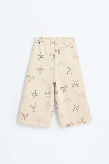 Patterned Cotton Culotte Pants