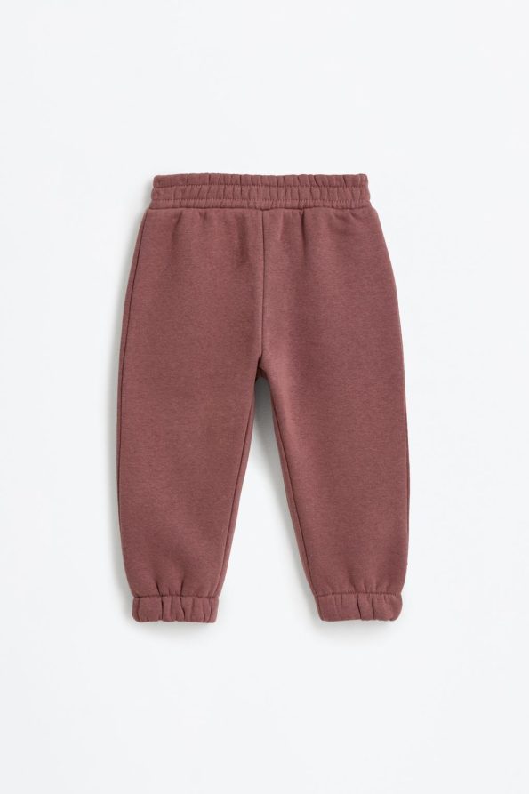 Elastic Hem Sweatshirt and Cotton Pants Set