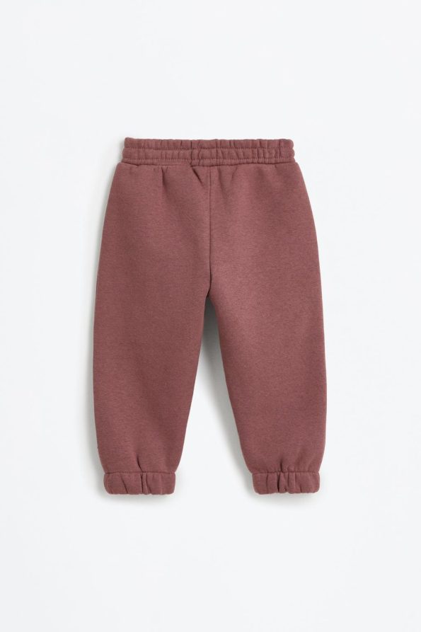 Elastic Hem Sweatshirt and Cotton Pants Set