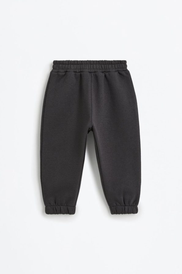 Elastic Hem Sweatshirt and Cotton Pants Set