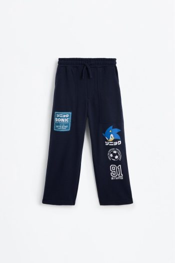 Sonic™ | SEGA Wide Leg Cotton Pants