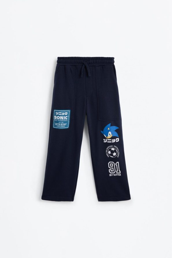 Sonic™ | SEGA Wide Leg Cotton Pants